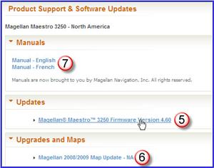 Magellan Maestro 3250 GPS Unit